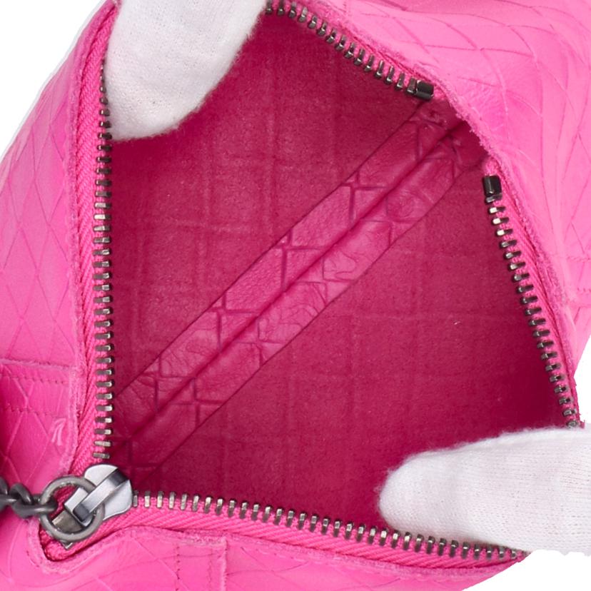 BONAVENTURA ボッテガヴェネタ/イントレッチオミラージュ/バラフライエンボスレザーポーチ//ABランク/91