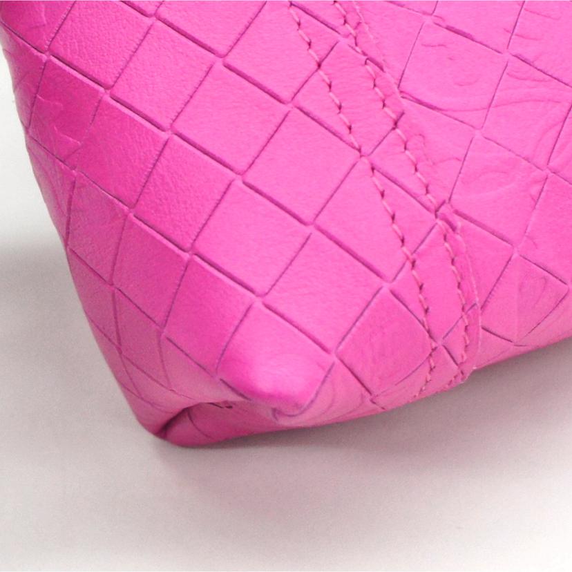 BONAVENTURA ボッテガヴェネタ/イントレッチオミラージュ/バラフライエンボスレザーポーチ//ABランク/91