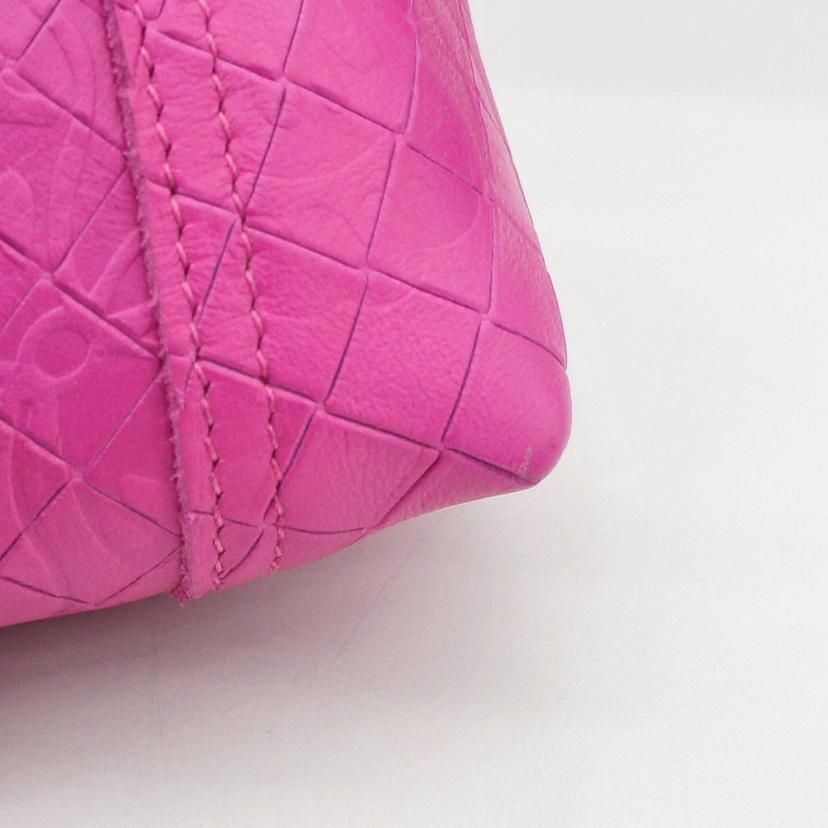 BONAVENTURA ボッテガヴェネタ/イントレッチオミラージュ/バラフライエンボスレザーポーチ//ABランク/91