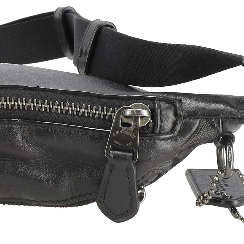 COACH コーチ/シグネチャー/PVCレザーボディバッグ/ブラック/F84711//H19**/Aランク/18