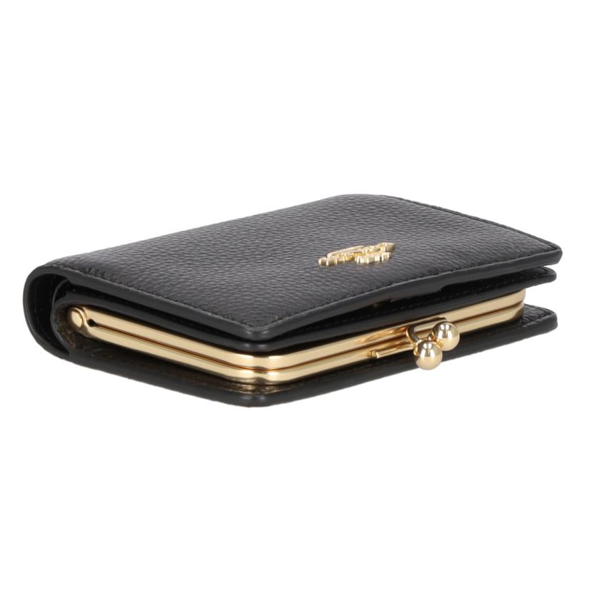COACH コーチ/レザーがま口コンパクト財布/C2380//C83**/Aランク/70