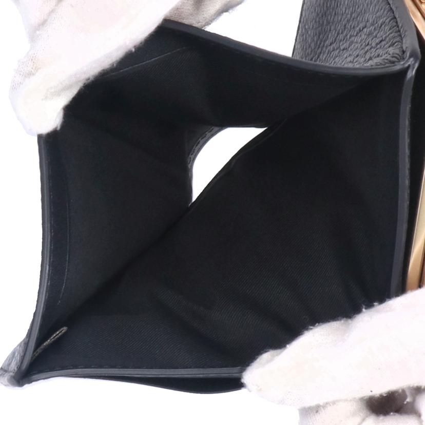 COACH コーチ/レザーがま口コンパクト財布/C2380//C83**/Aランク/70