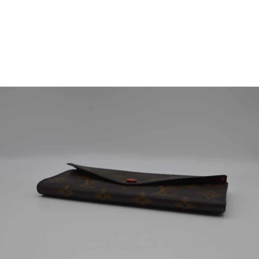 LV ルイヴィトン/ポルトフォイユ・ジョセフィーヌ/モノグラム/ルージュ/M60139//SP0***/Bランク/89