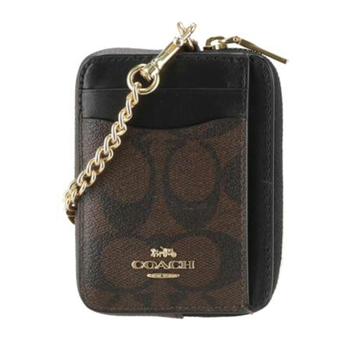COACH コーチ/PVCシグネチャー/チェーン付き財布/C0058//022**/SAランク/18