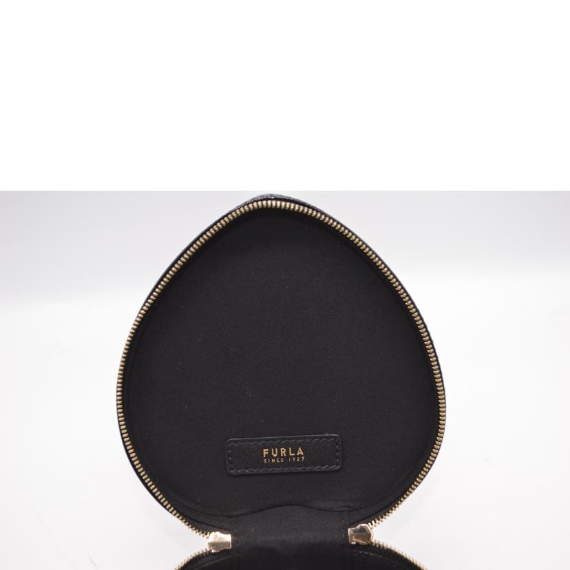 FURLA フルラ/メイクアップハートジュエリーケース/ネロ/WE00744//Aランク/89