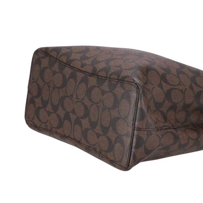 COACH コーチ/レザータウンバケットバッグ/ブラウン/91512//A20**/Aランク/06