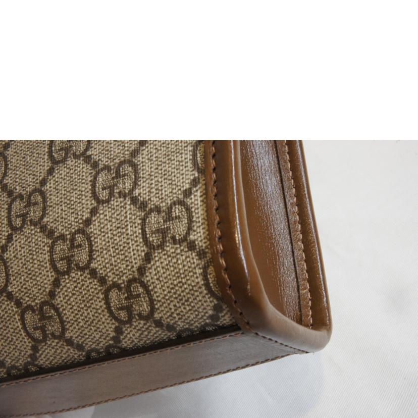 GUCCI グッチ/GGスプリームインターロッキングGミニ2WAYショルダー/671623//525***/Aランク/92