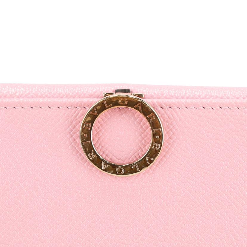 BVLGARI ブルガリ/BVLGARI/サークルロゴ長財布/ピンク//Aランク/75
