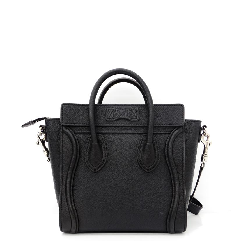 CELINE セリーヌ/△ラゲージナノ/マイクロショッパー/ブラック/189243//SAランク/75
