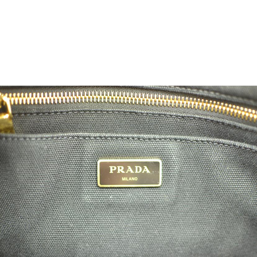 PRADA プラダ/カナパ2way/ブラック/Gカード/1BG439//180/Bランク/75