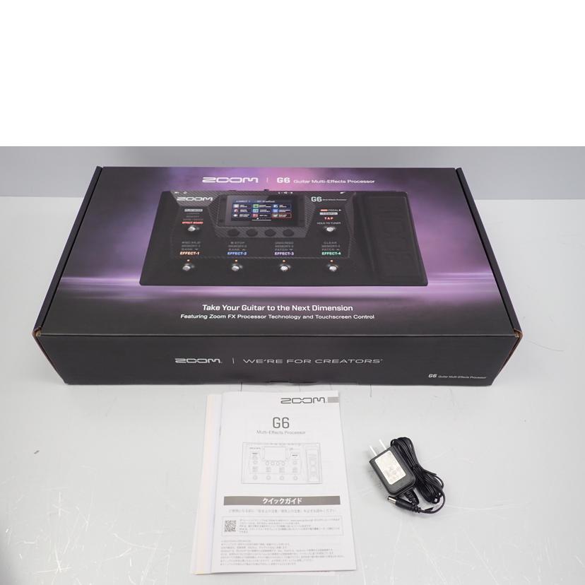 ZOOM ZOOM/マルチエフェクター/G6//C62008029/Aランク/62