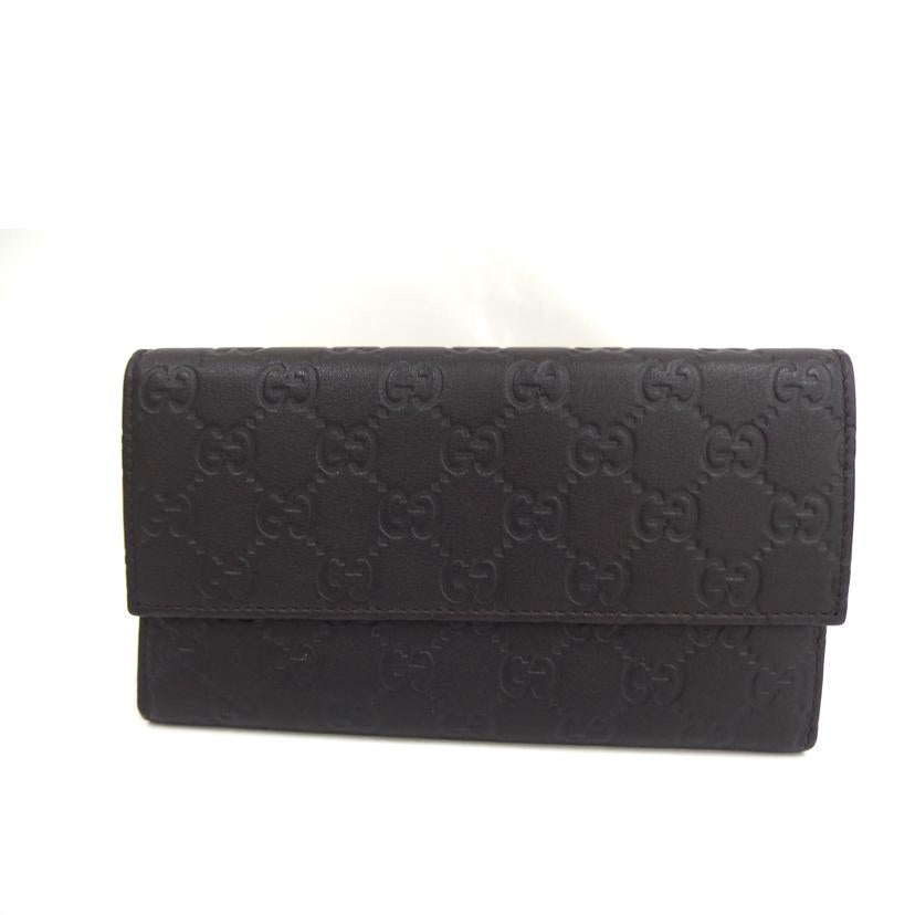 GUCCI グッチ/グッチシマレザー3つ折り財布/257303//525***/Aランク/82