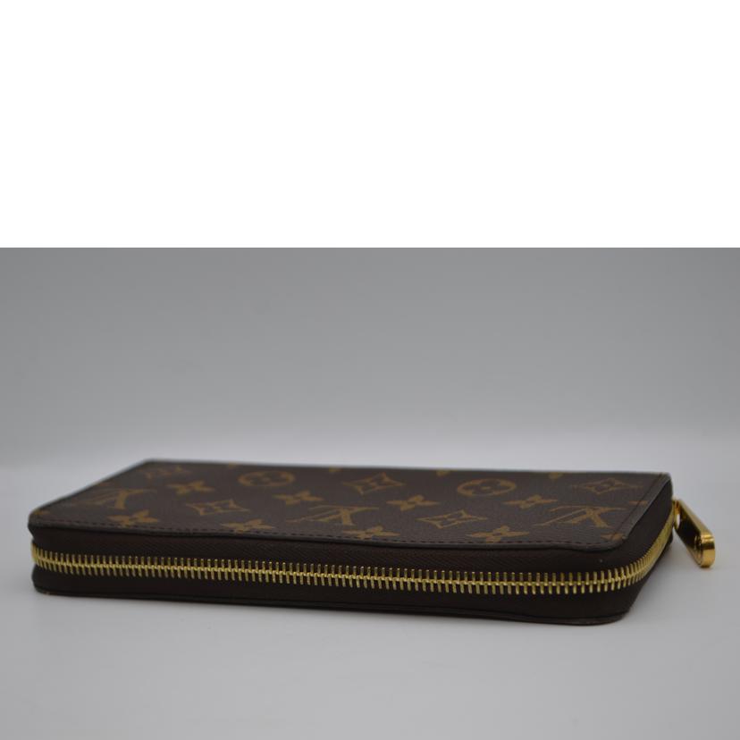 LV ルイヴィトン/ジッピー・ウォレット新型/モノグラム/ブラウン/M42616//RFI****/ABランク/89