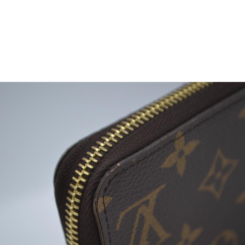 LV ルイヴィトン/ジッピー・ウォレット新型/モノグラム/ブラウン/M42616//RFI****/ABランク/89