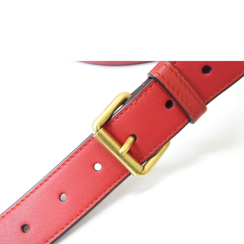 GUCCI グッチ/GGマーモントボディバッグ/レッド/476434//493***/ABランク/88