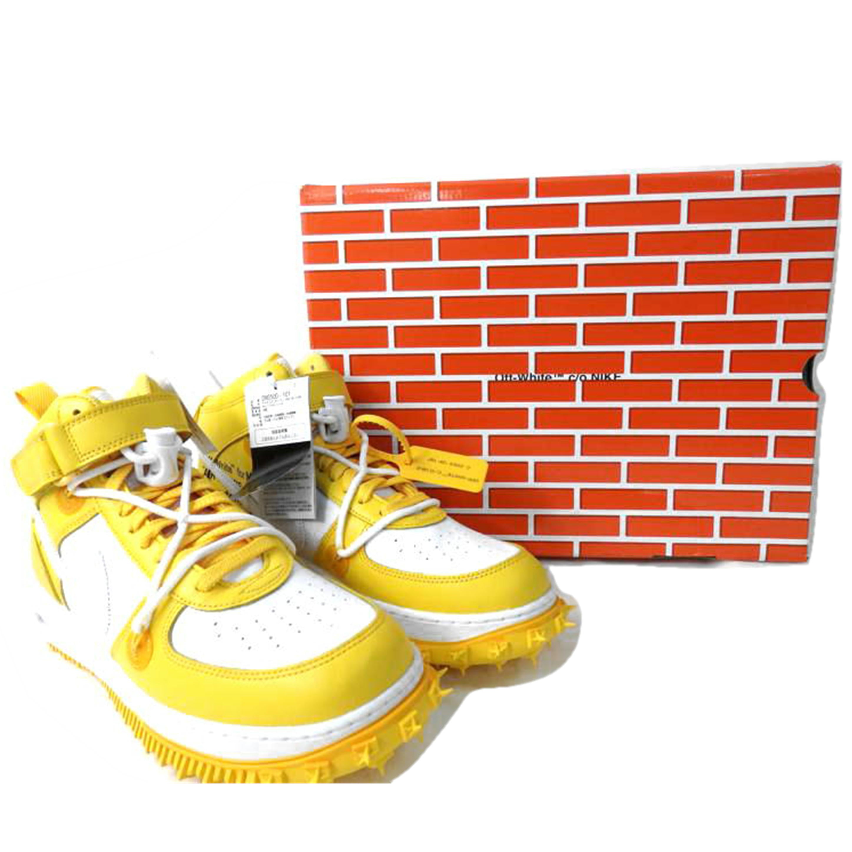 NIKE×OFF WHITE/AIR FORCR1 MID SP LTHR/29㎝/DR0500-101//SAランク/84