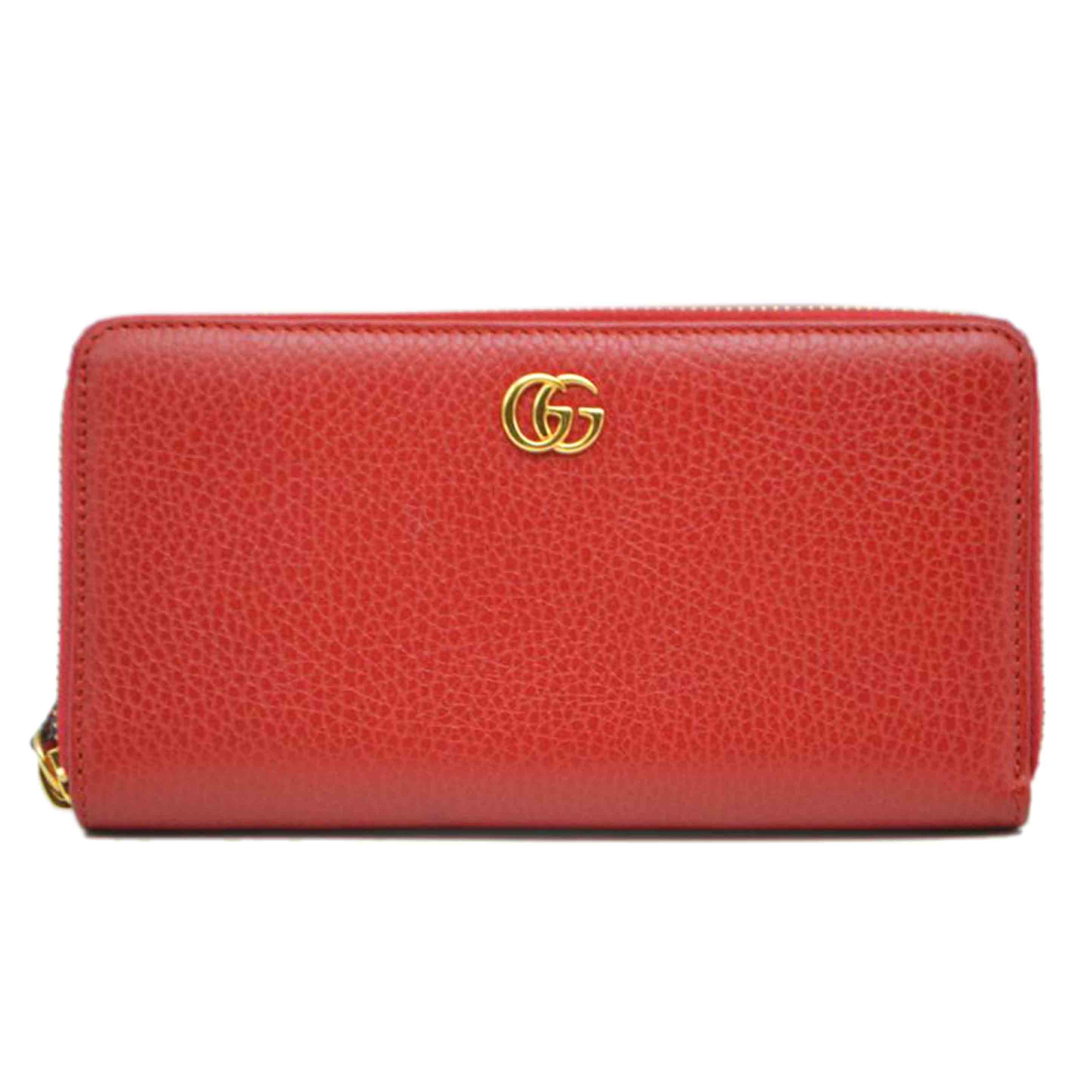 GUCCI グッチ/GGマーモントラウンドファスナー長財布/456117//095*/Aランク/89