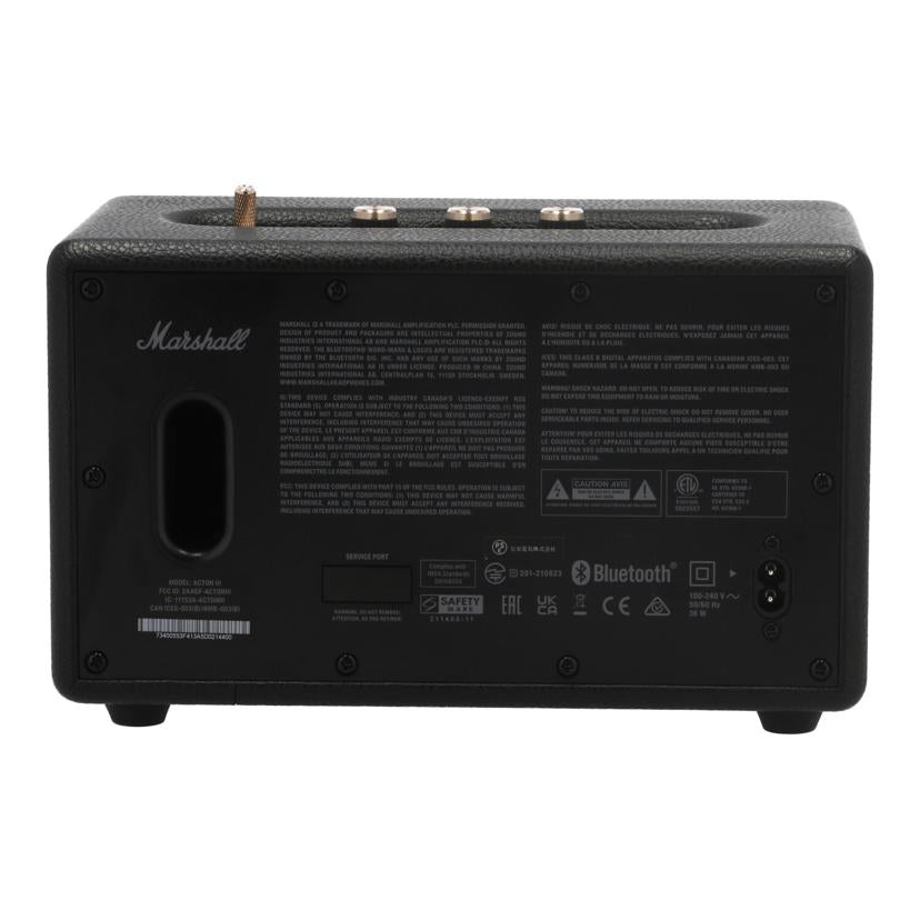 Marshall マーシャル /ワイヤレススピーカー/ACTION III//73400553F413A5D0214400/ABランク/82