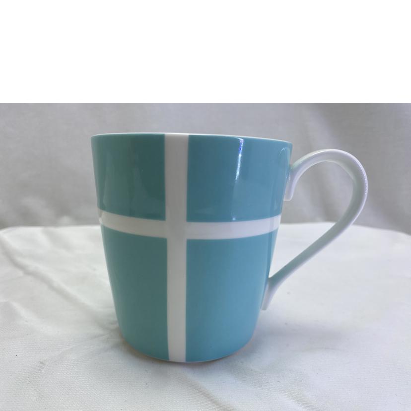 Tiffany&Co. ティファニー/ブルーボックスリボン マグカップ//ABランク/51