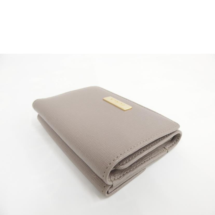 FURLA フルラ/2つ折り財布/ダークグレー/ピンク/BAB1039111//Aランク/82