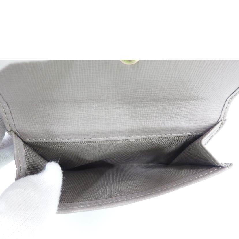 FURLA フルラ/2つ折り財布/ダークグレー/ピンク/BAB1039111//Aランク/82
