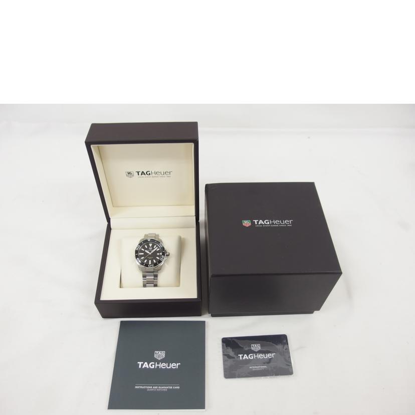 TAG Heuer タグホイヤー/アクアレーサー/ブラック文字盤デイトウォッチ/クォーツ/WAY111A.BA0928//WZG****/Aランク/04