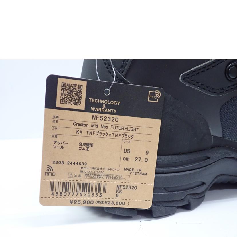 THE NORTH FACE ノースフェイス/THE NORTH FACE クレストン ミッド ネオ フューチャーライト/NF52320//27.0cm/Aランク/62
