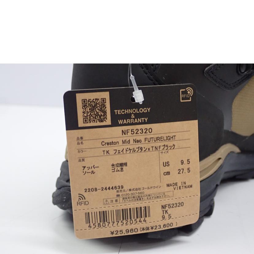 THE NORTH FACE ノースフェイス/THE NORTH FACE クレストン ミッド ネオ フューチャーライト/NF52320//27.5cm/Aランク/62