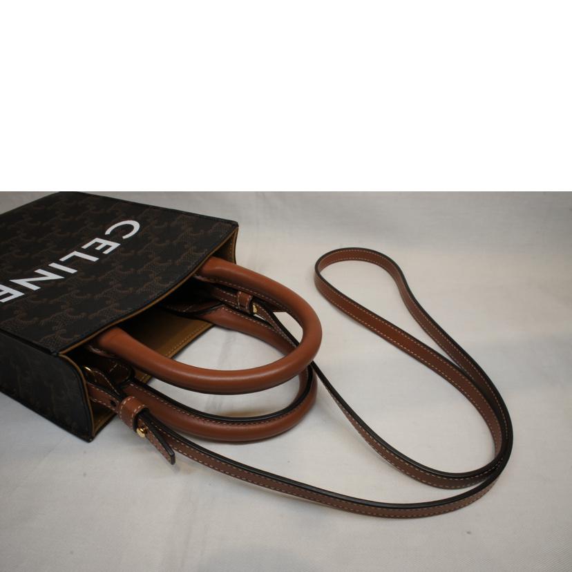 CELINE セリーヌ/ミニバーディカルカバトリオンフPVCキャンバス//Aランク/92