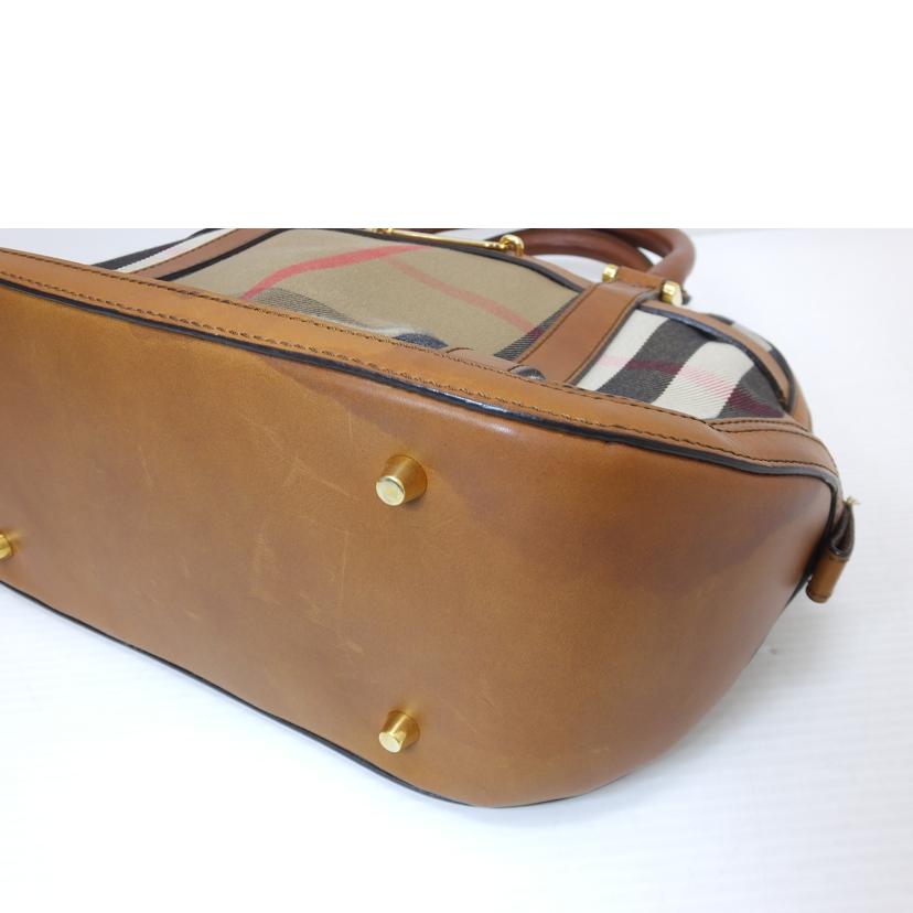 BURBERRY バーバリー/チェック柄ハンドバッグ/ITCFAND10SCA//Bランク/88