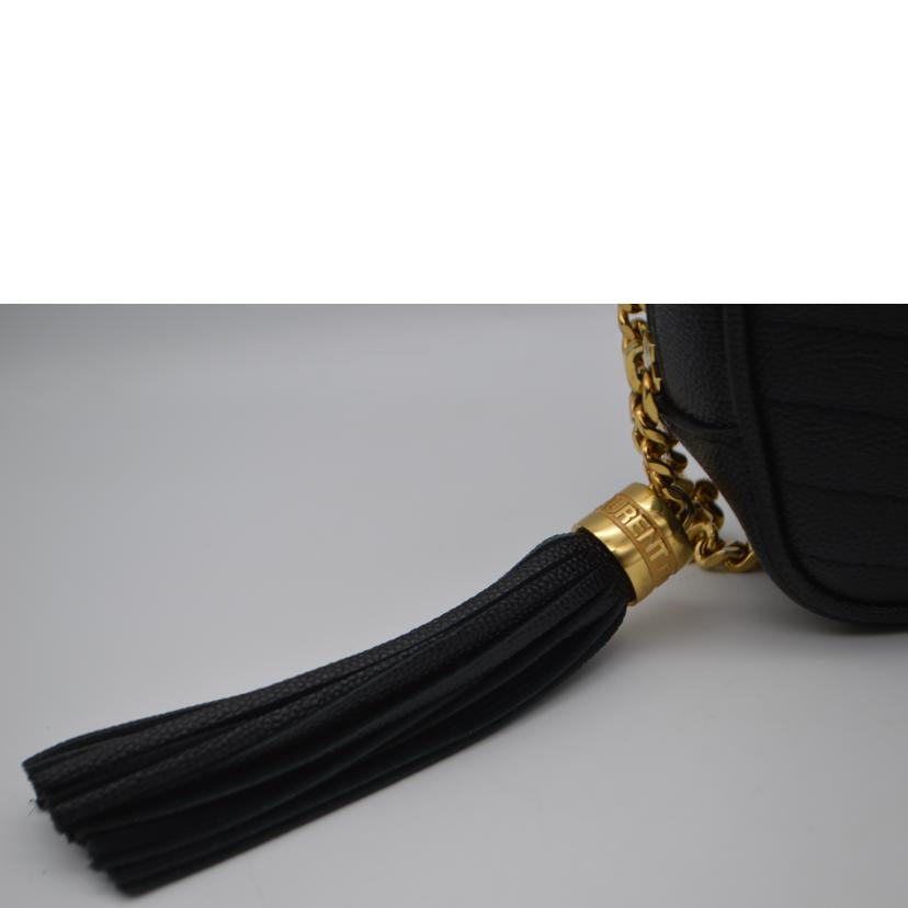 SAINT LAURENT サンローラン/ルー/モノグラムグレインカーフスキン/ノワール/618057//022*/Aランク/89