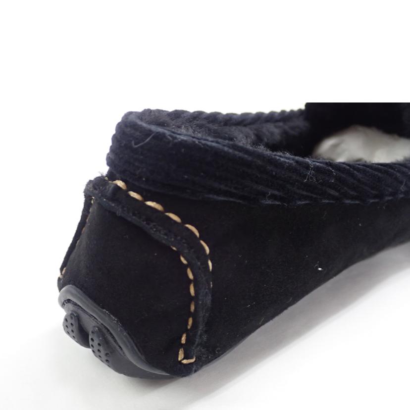 LANVIN en Bleu ランバン オン ブルー/リボンモチーフボアモカシン BS/2716//24.0cm/Sランク/62