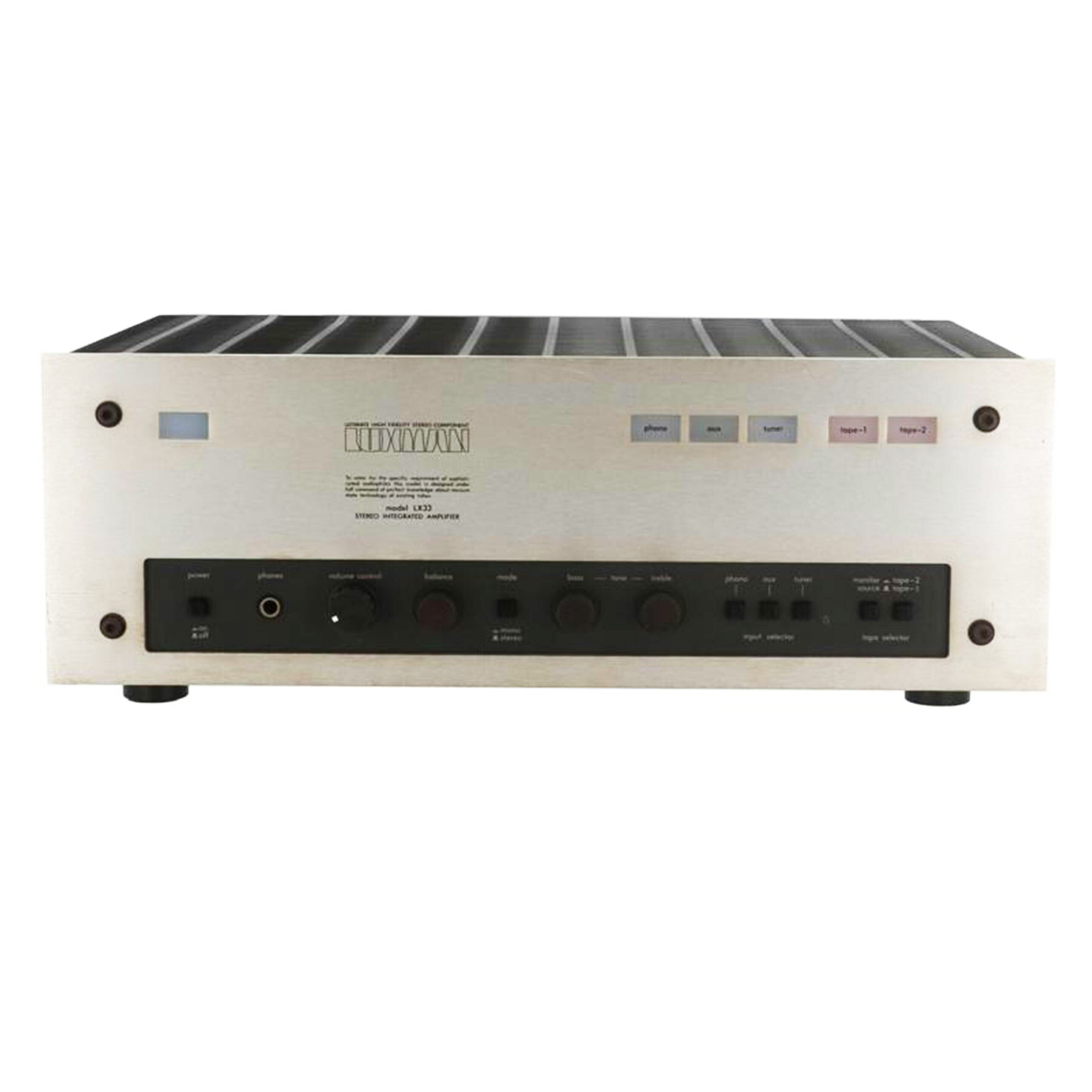 LUXMAN ラックスマン /真空管プリメインアンプ/LX33//D1102528/BCランク/05