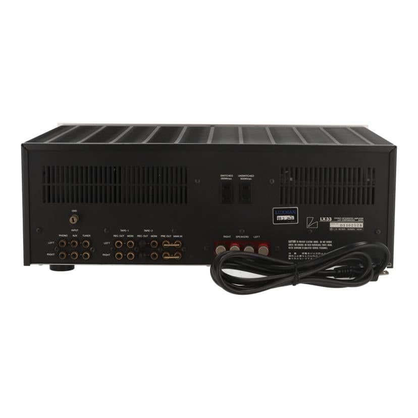 LUXMAN ラックスマン /真空管プリメインアンプ/LX33//D1102528/BCランク/05