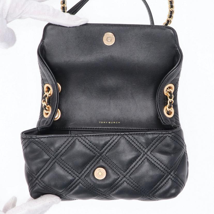 TORY BURCH トリーバーチ/トリーバーチレザーチェーンショルダー/ブラック//Bランク/75