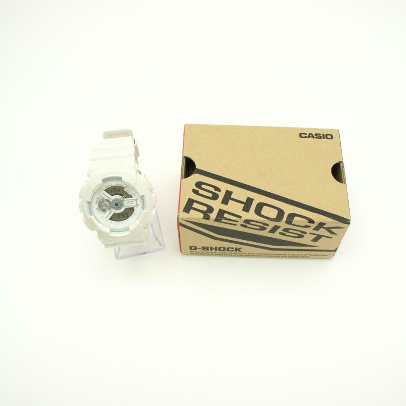 CASIO CASIO/G-SHOCK/アナデジ/クォーツ/ホワイト/GA-110BC//Bランク/75