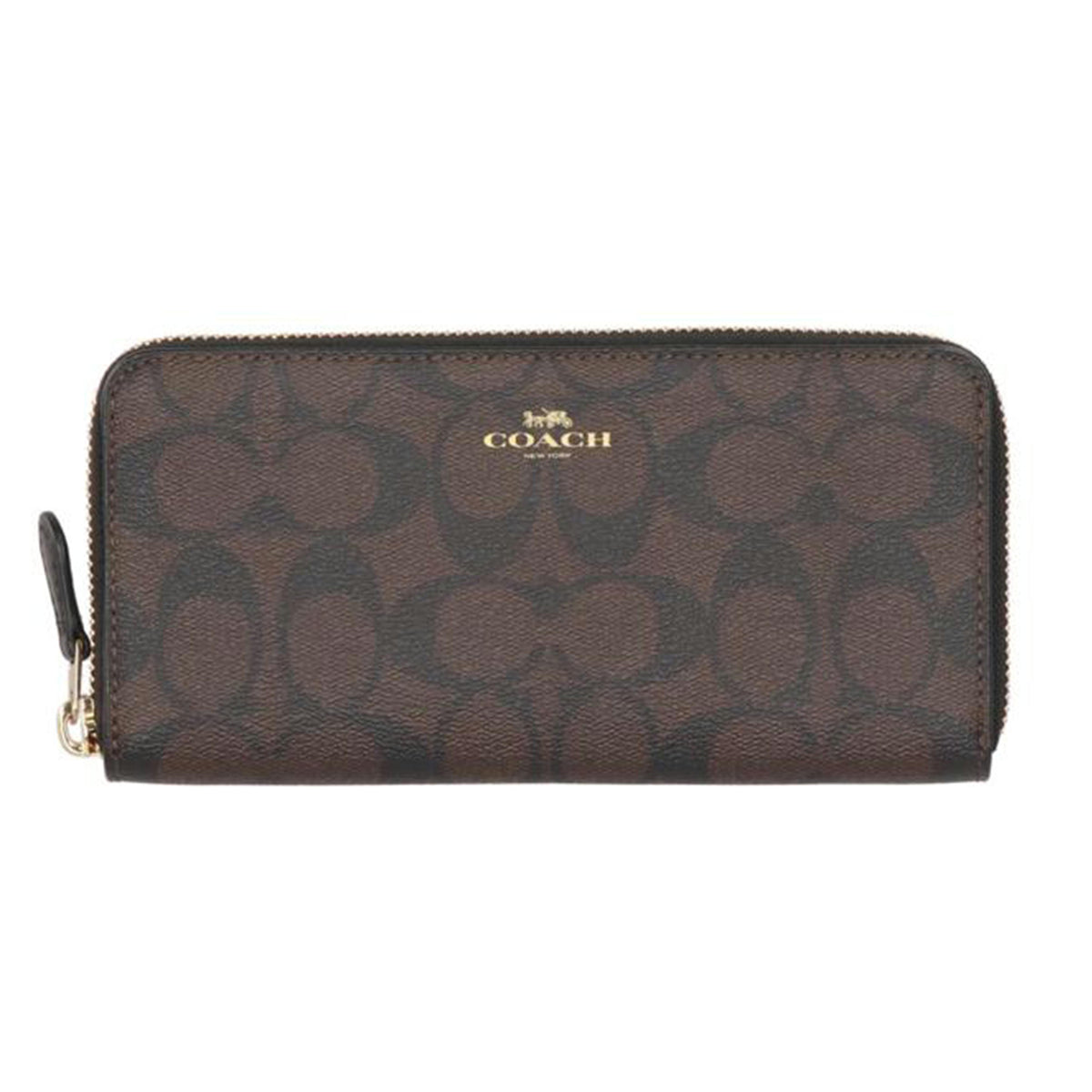 COACH コーチ/PVCシグネチャー/ラウンドファスナー長財布/F59267//822**/Aランク/18
