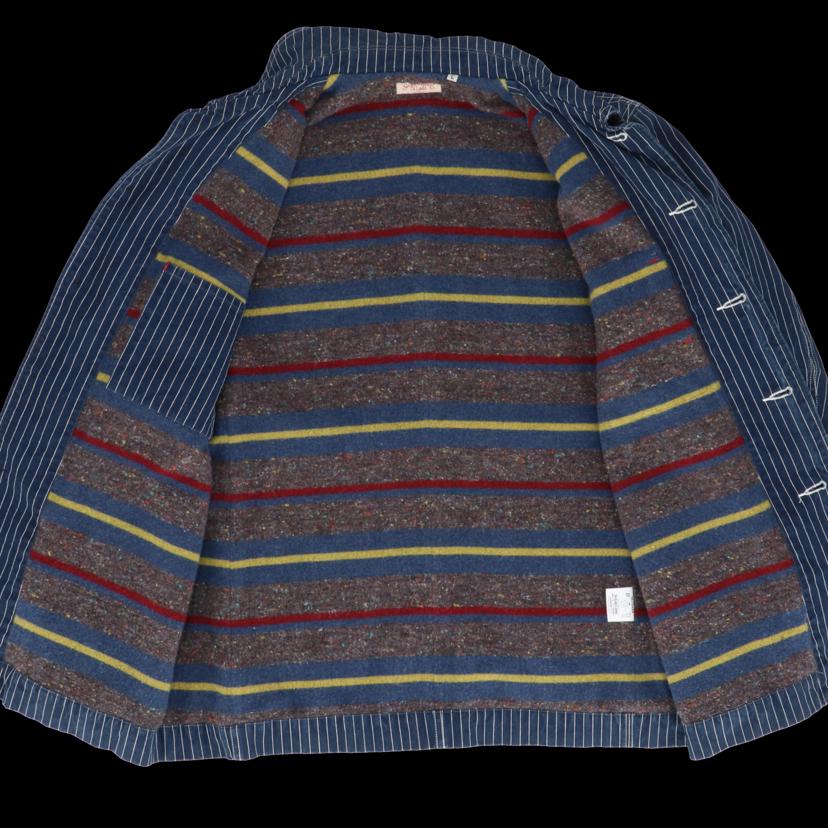 SUGAR CANE SUGAR CANE/希少/デニムピンストライプカバーオール/日本製/ブランケット/SC13444//ABランク/85