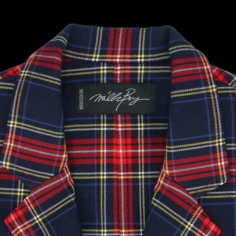 MILKBOY ミルクボーイ/タータンチェック セットアップ//Aランク/85