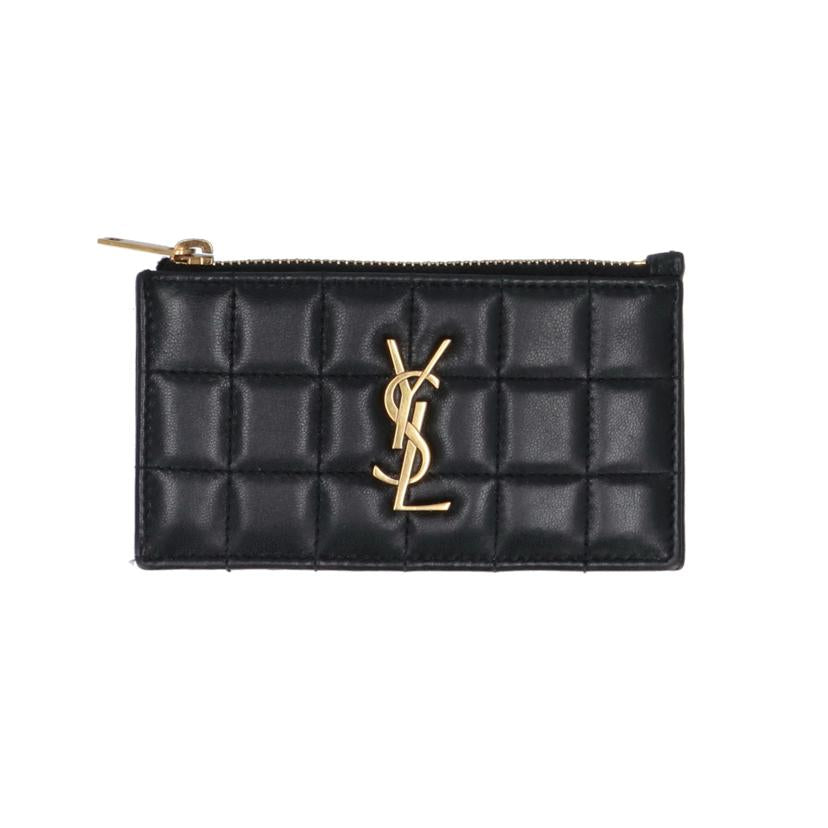 SAINT LAUREN サンローラン/キルティングレザー/カサンドラロゴコインケース/743107 AABVP//ABランク/91