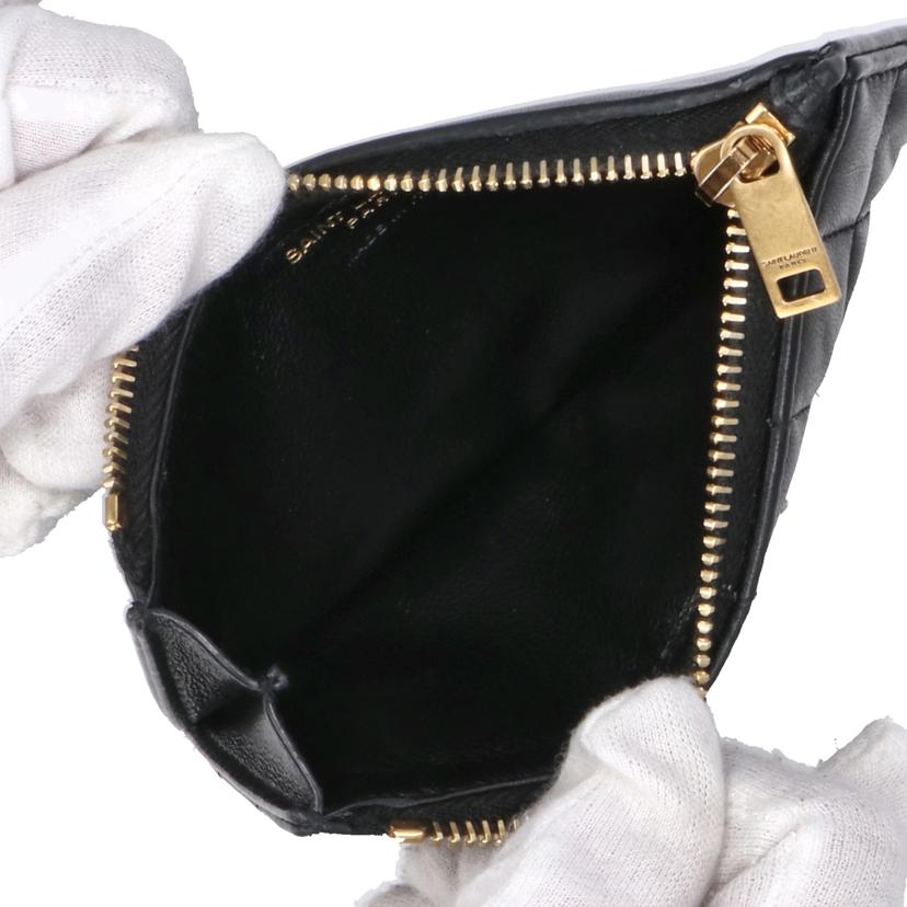 SAINT LAUREN サンローラン/キルティングレザー/カサンドラロゴコインケース/743107 AABVP//ABランク/91