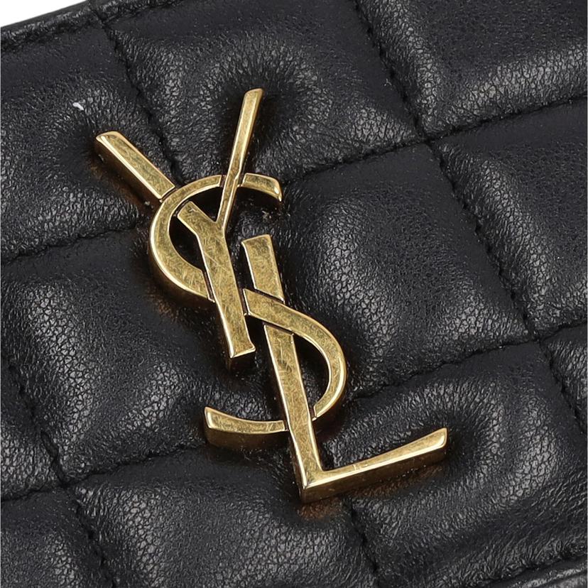 SAINT LAUREN サンローラン/キルティングレザー/カサンドラロゴコインケース/743107 AABVP//ABランク/91