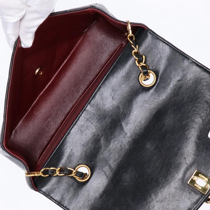 CHANEL シャネル/マトラッセラムスキンダイアナフラップショルダー//385****/Bランク/75