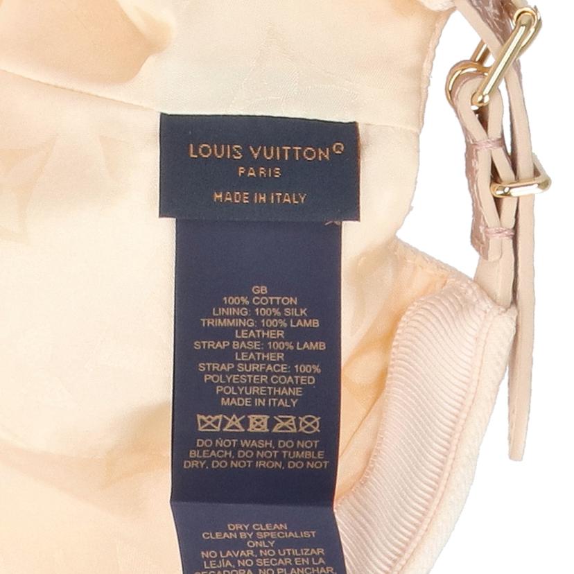 LV/25 ルイヴィトン/モノグラムフラワーエンブロイダリーベースボールキャップ/M77808//AL2***/Bランク/75