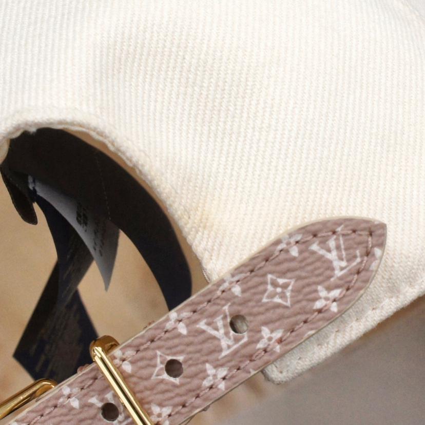 LV/25 ルイヴィトン/モノグラムフラワーエンブロイダリーベースボールキャップ/M77808//AL2***/Bランク/75