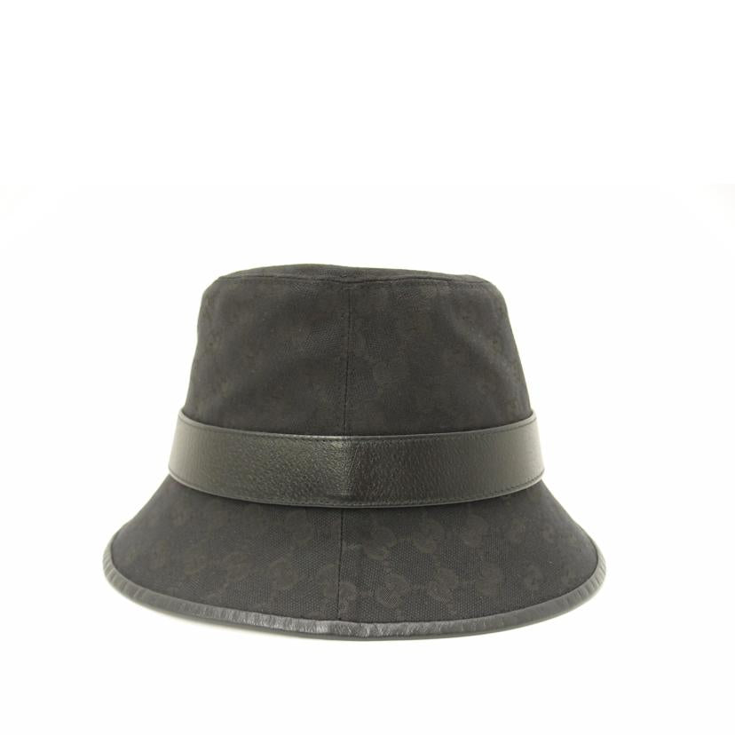 GUCCI グッチ/GGキャンバスフェドラバケットハット/ブラック/M/576587//4HG**/Aランク/69