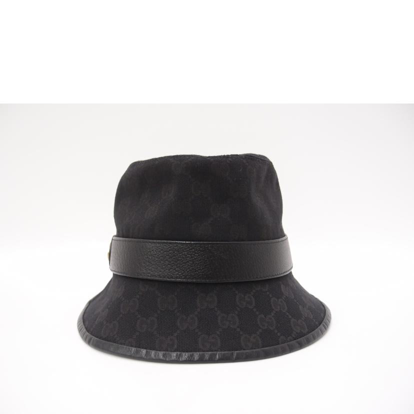 GUCCI グッチ/GGキャンバスフェドラバケットハット/ブラック/M/576587//4HG**/Aランク/69