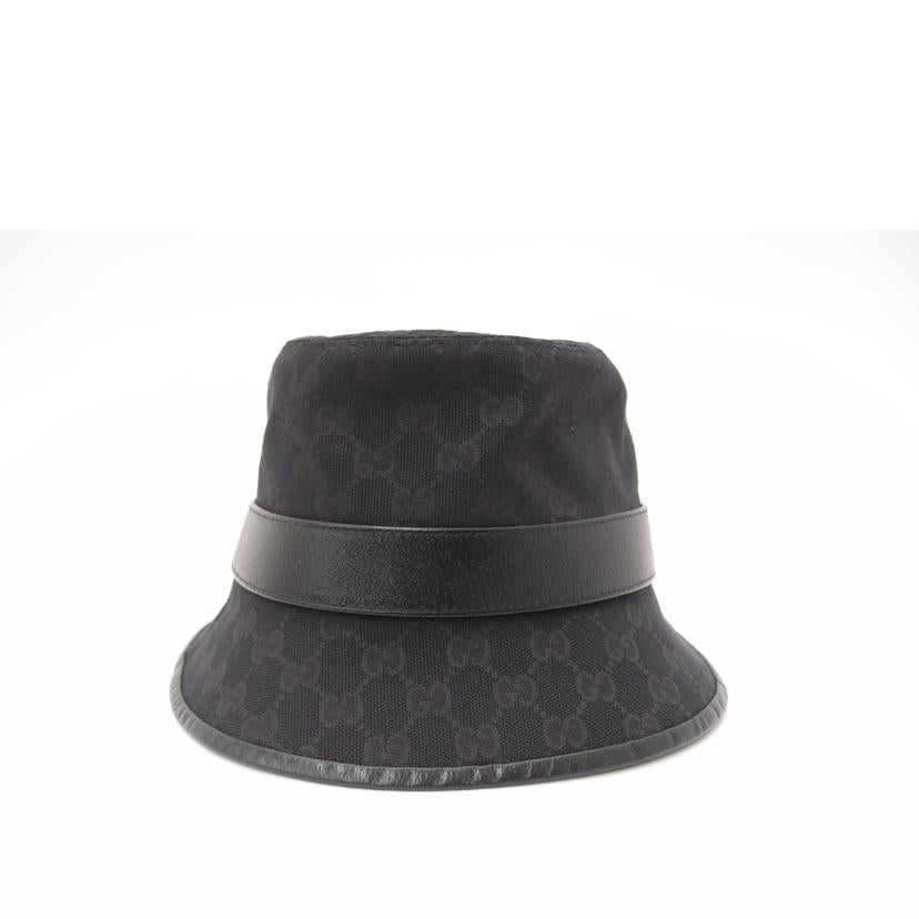 GUCCI グッチ/GGキャンバスフェドラバケットハット/ブラック/M/576587//4HG**/Aランク/69