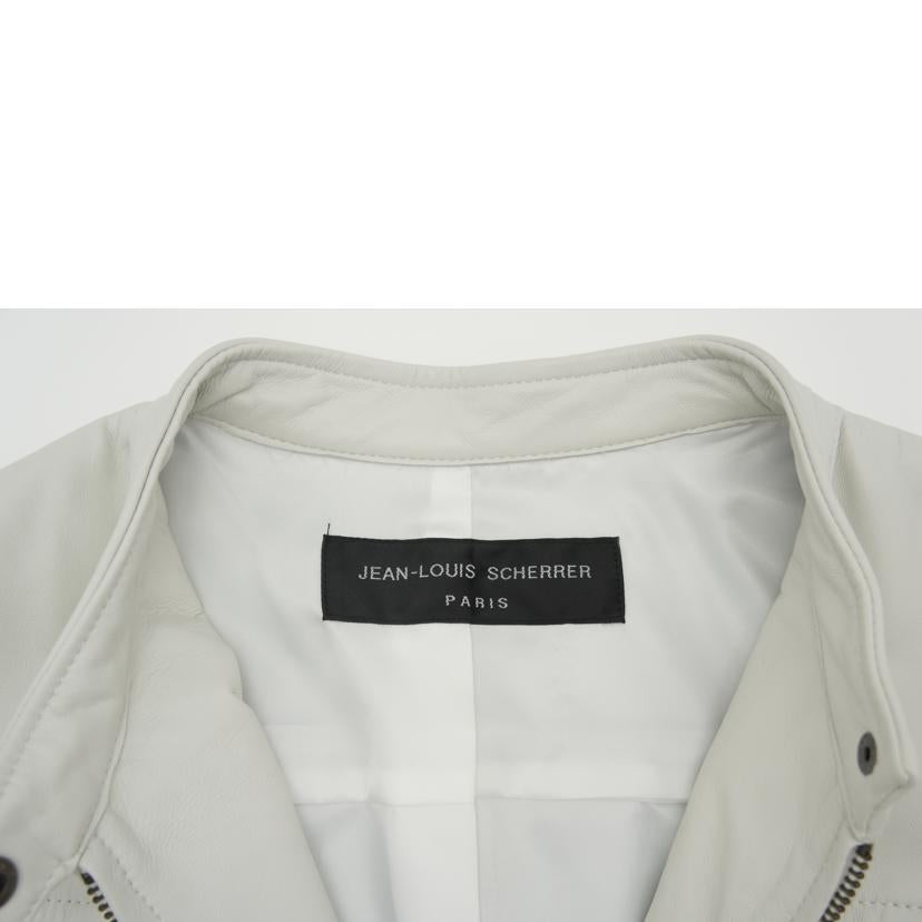 JEAN-LOUIS SCHERRER ジャン・ルイ・シュレル/シープレザーシングルライダースジャケット/1450251//サイズ S/Sランク/05