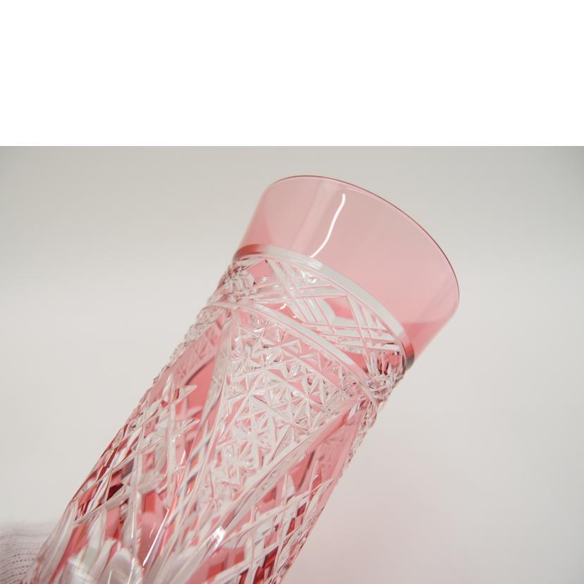 KAGAMI カガミクリスタル/ペアビールグラス/江戸切子/2624//SAランク/69